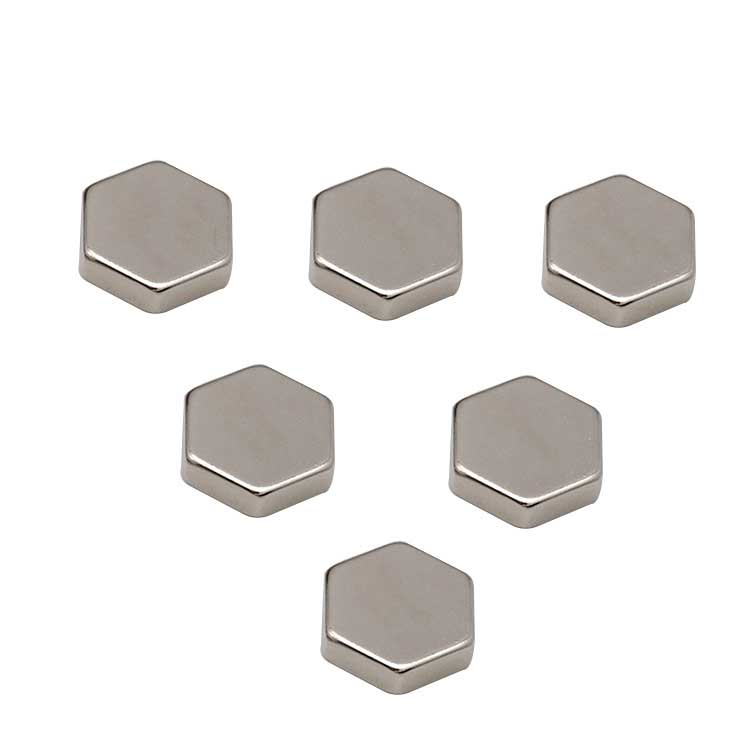 Sechseckige Magnete