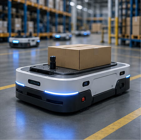 Fahrerlose Transportfahrzeuge (AGV) und autonome Systeme