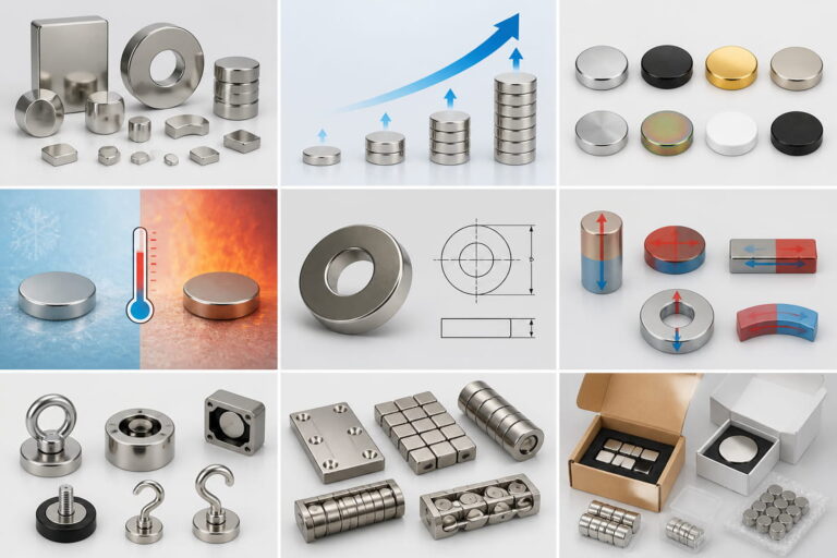 Anpassungsmöglichkeiten für große Neodym-Magnete