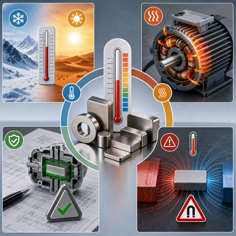 Auswahl der richtigen Temperaturklasse für Neodym-Magnete