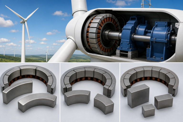 Gängige Magnetarten für Generatormagnete