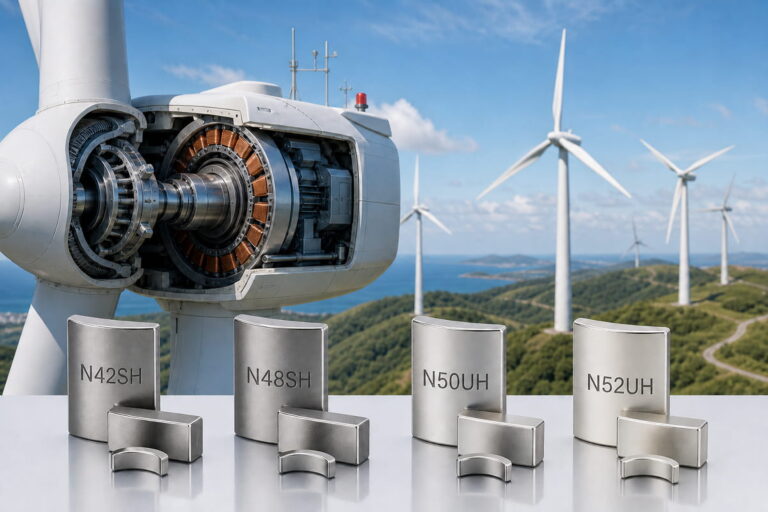 Gängige Qualitätsklassen für Magnete in Windkraftanlagen im Bereich der erneuerbaren Energien