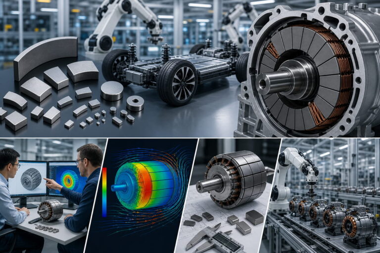 Technischer Support für kundenspezifische EV-Magnete