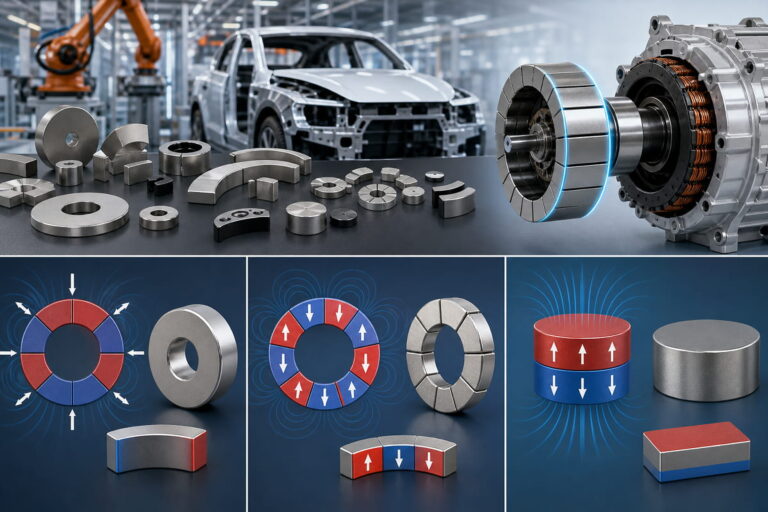 Individuelle Magnetisierung von EV-Magneten