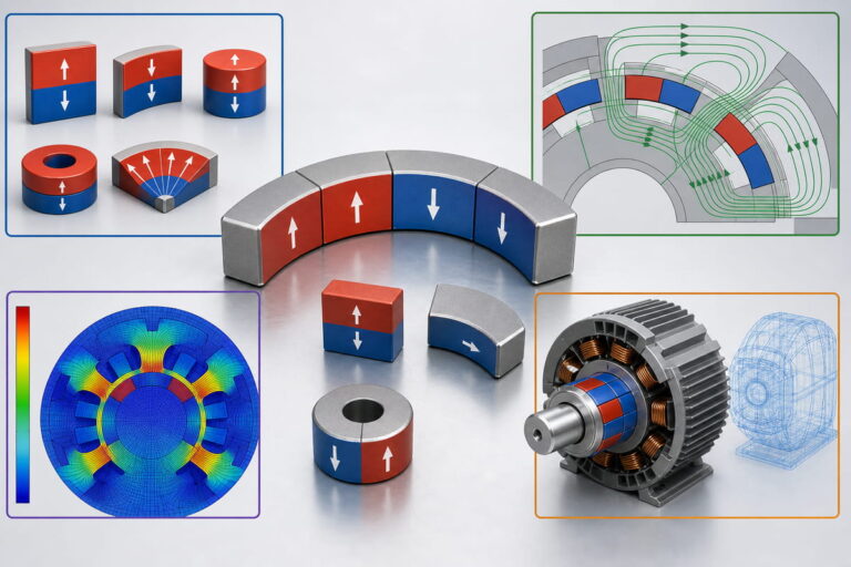 Technische Unterstützung bei der Magnetisierung von kundenspezifischen NdFeB-Magneten