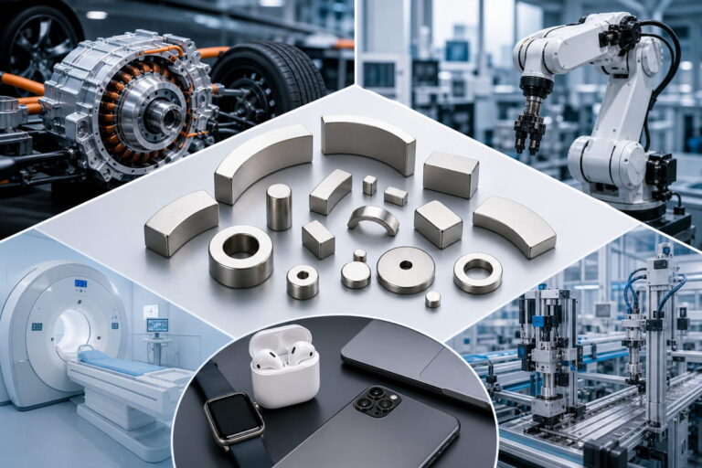 Typische Branchen für kundenspezifische NdFeB-Magnet-Prototypen