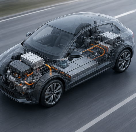 Motoren für Hybridfahrzeuge