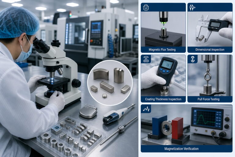 Qualitätsprüfung für medizinische Magnete