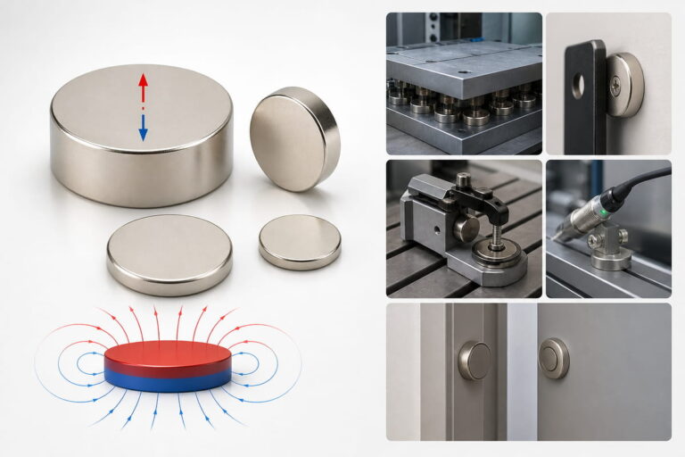 Neodym-Magnet – Axiale Magnetisierung – Typische Anwendungsbereiche