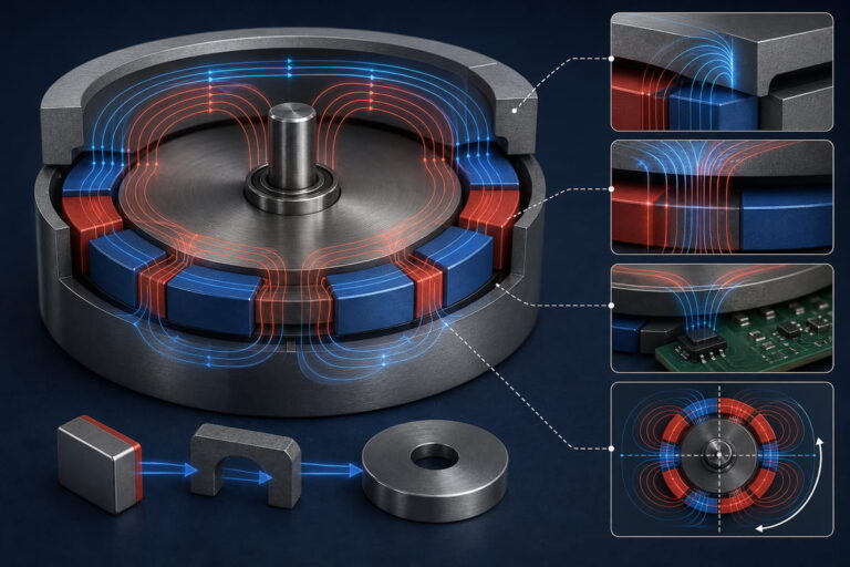Neodym-Magnet – Berücksichtigung der Auslegung des Magnetkreises