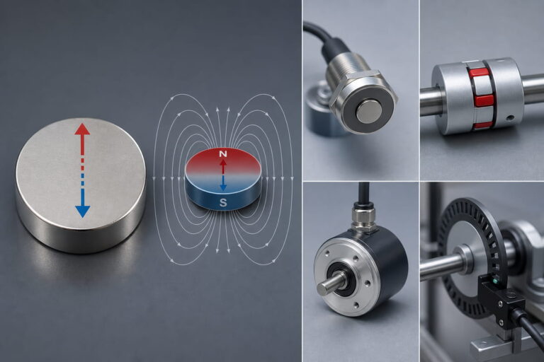 Neodym-Magnet – Diametrische Magnetisierung – Typische Anwendungsbereiche