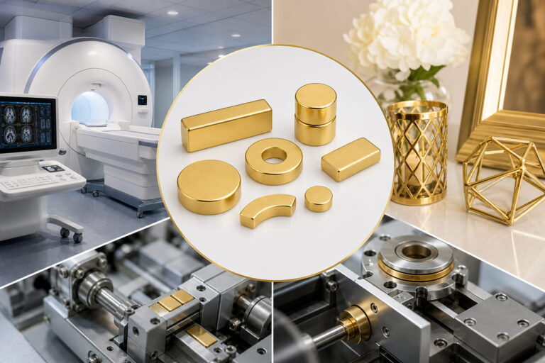 Typische Anwendungsbereiche für Neodym-Magnete mit Goldbeschichtung