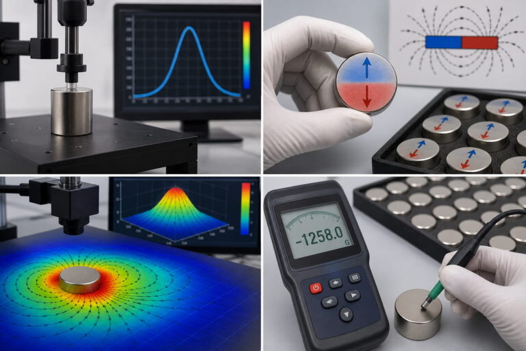 Prüfmöglichkeiten zur Qualitätskontrolle der Magnetisierung von Neodym-Magneten