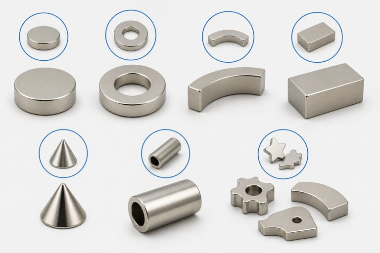 Unsere Neodym-Magnete in Sonderformen