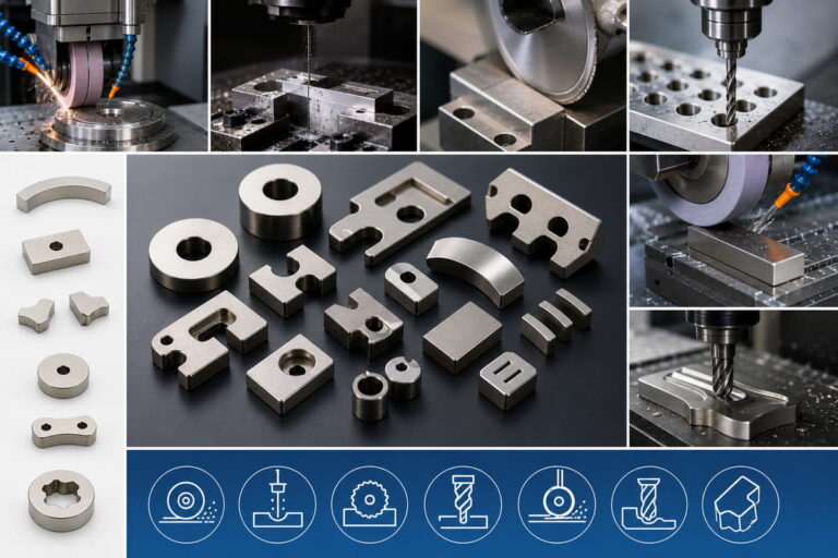 Präzisions-CNC-Bearbeitung für NdFeB-Magnete – Bearbeitungsmöglichkeiten