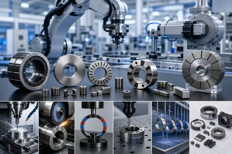 Fertigungskapazitäten im Bereich Robotik-Magnete