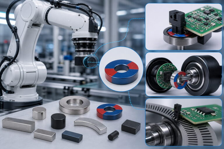 Robotik-Magnet für Sensoren und Encoder