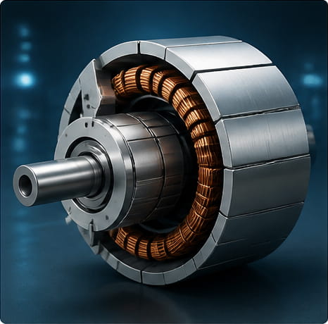 Segmentmagnet für Elektromotoren