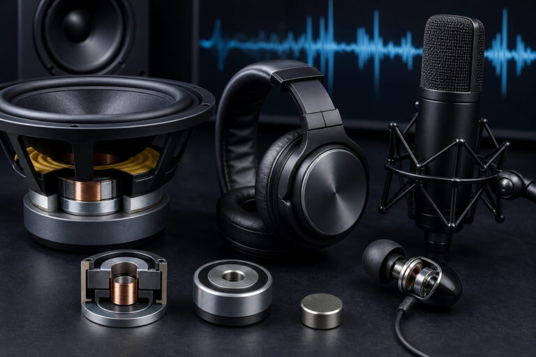 Magnet für Sensoren und Elektronik in Audiogeräten