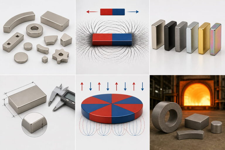 Anpassungsmöglichkeiten für gesinterte NdFeB-Magnete