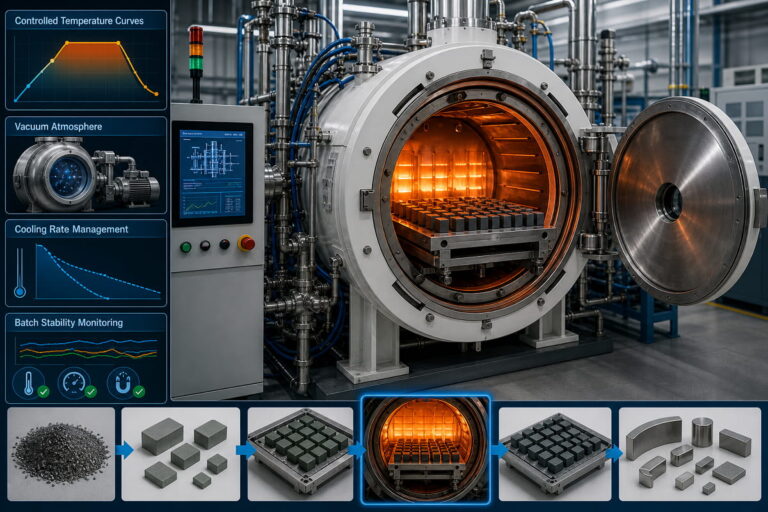 Gesinterte NdFeB-Magnete – Vakuumsinterverfahren – Prozessparameter