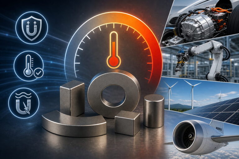 Temperaturbeständigkeit von Neodym-Magneten der Hochtemperaturklassen