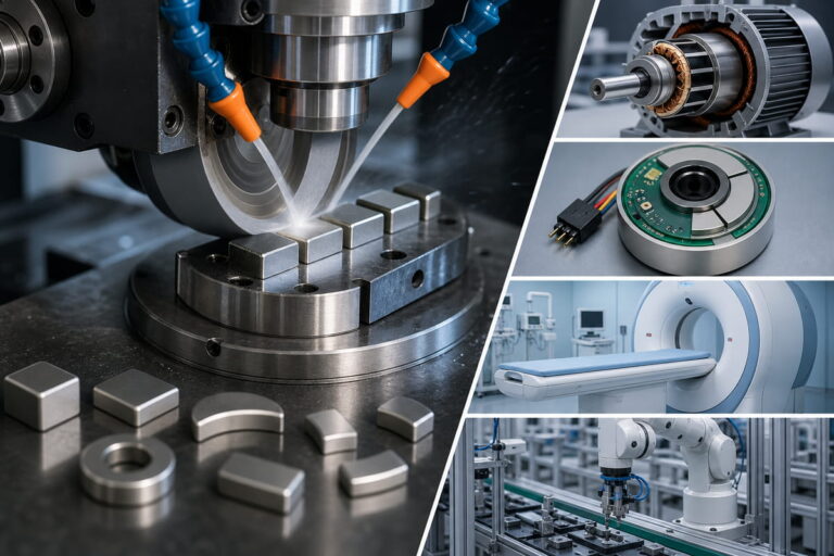 Typische Anwendungsbereiche von NdFeB-Magneten beim CNC-Schleifen