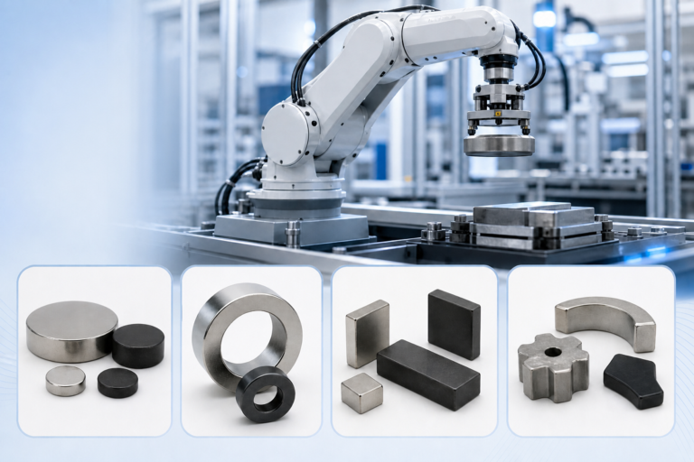 Typische Magnetprodukte für Robotik und Automatisierung