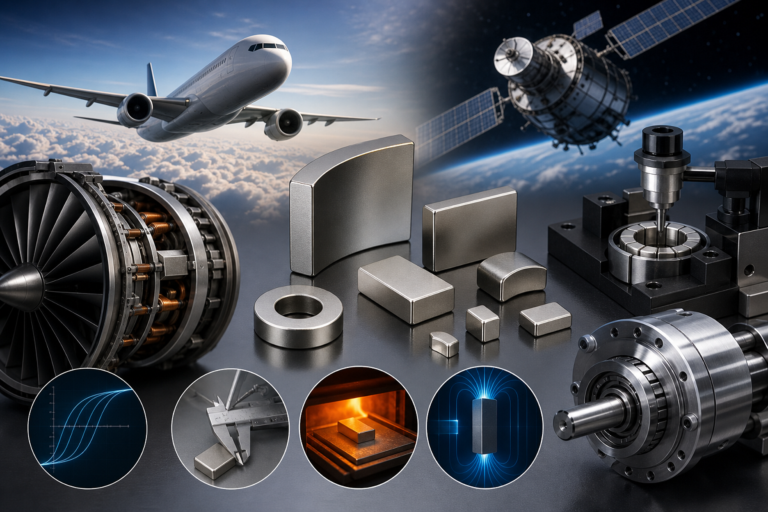 Typische Anforderungen an Magnete für die Luft- und Raumfahrt sowie für die Hochtechnologie