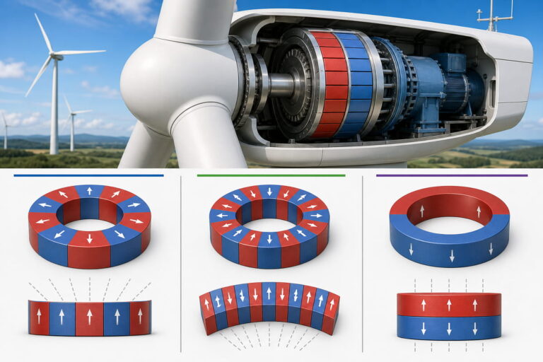 Magnete für Windkraftanlagen – Individuelle Magnetisierung