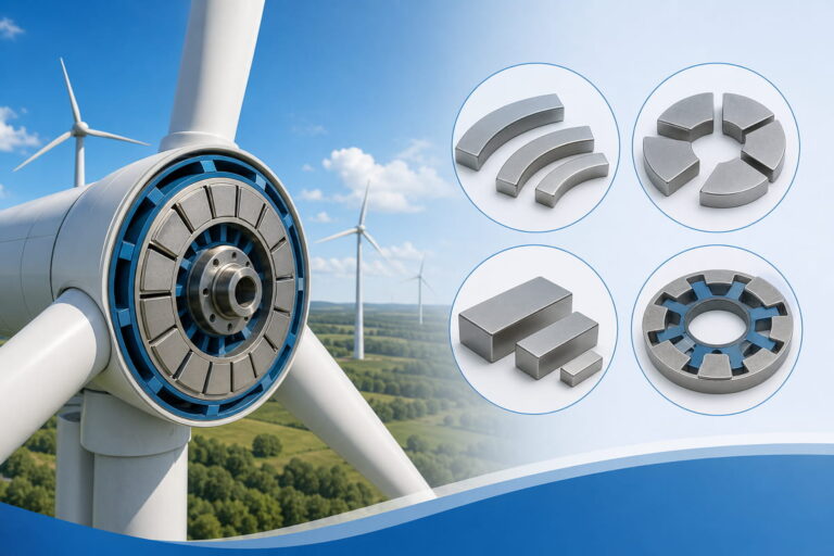 Magnete für Windkraftanlagen – Sonderformen