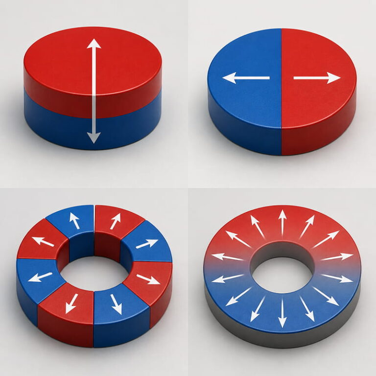 benutzerdefinierte Magnetisierungsrichtung