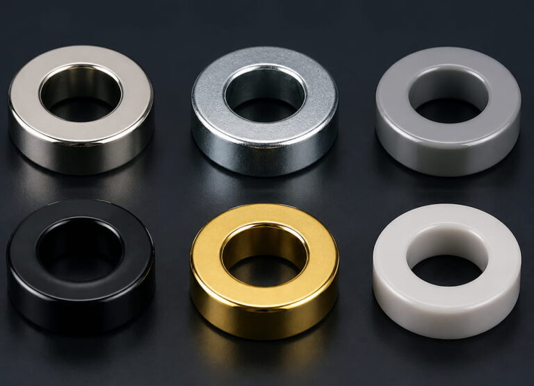 Beschichtungsoptionen für Ringmagnetoberflächen