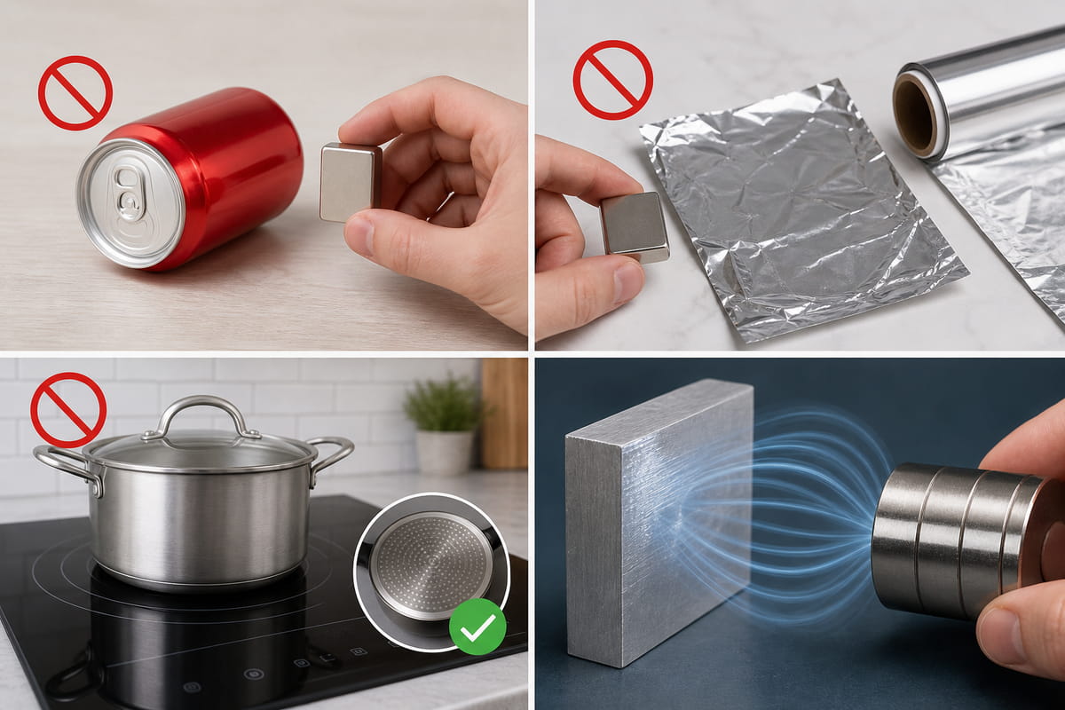 Häufige Irrtümer über Magnete und Aluminium