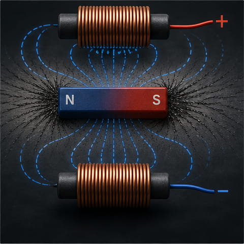 Externe Magnetfelder beeinflussen die Stärke der Magnetpole