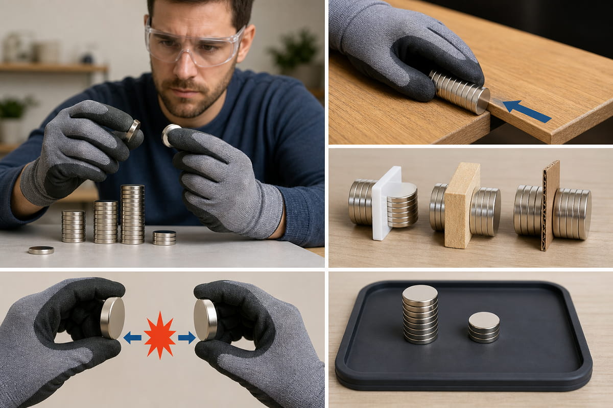 Sicherer Umgang mit Neodym-Magneten