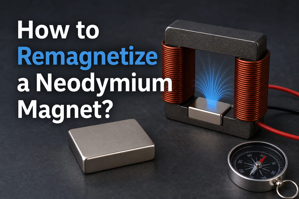 So magnetisieren Sie einen Neodym-Magneten neu