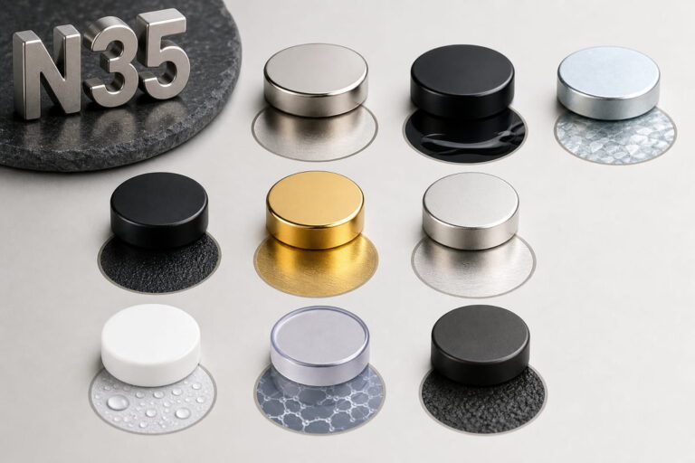 N35-Magnet – Verfügbare Beschichtungen