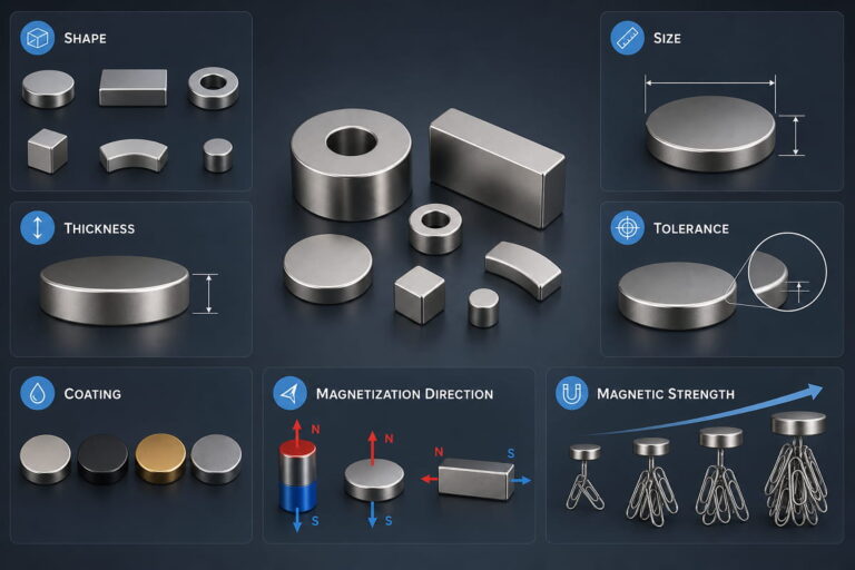 Neodym-Magnete nach kundenspezifischen Vorgaben