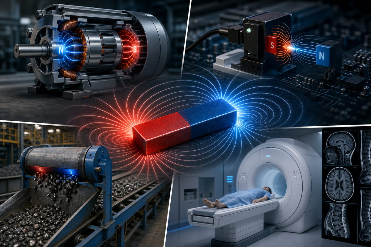 Warum die Polarität eines Stabmagneten auch außerhalb des Klassenzimmers eine Rolle spielt