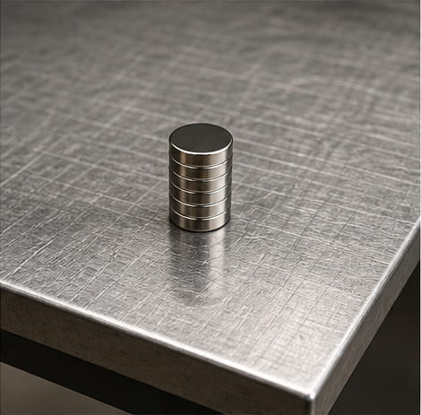Arbeiten auf einer Metalloberfläche