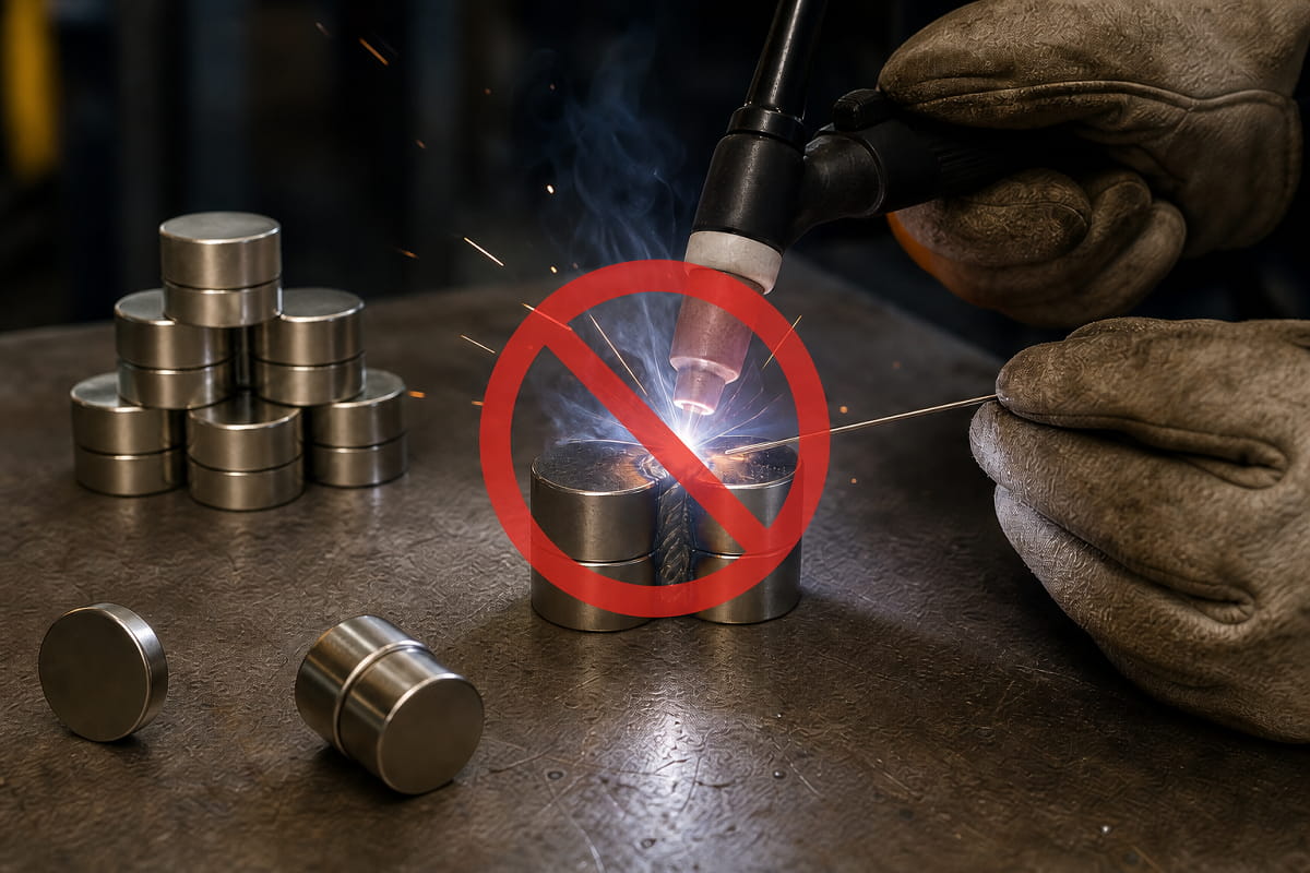 Kann man Neodym-Magnete schweißen?