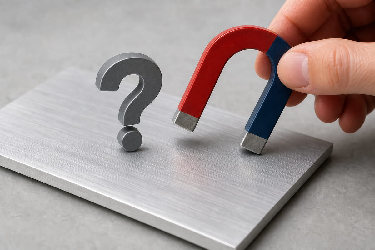 Haftet ein Magnet an Aluminium?