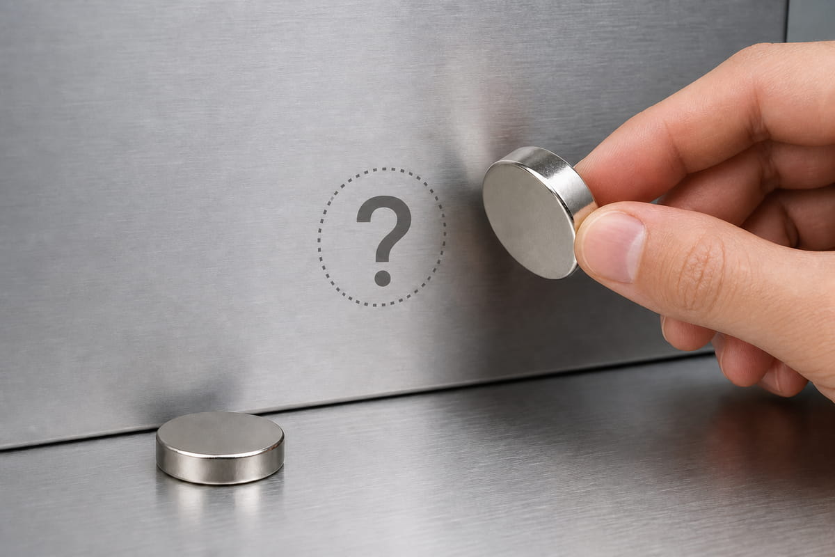Haften Neodym-Magnete an Edelstahl?