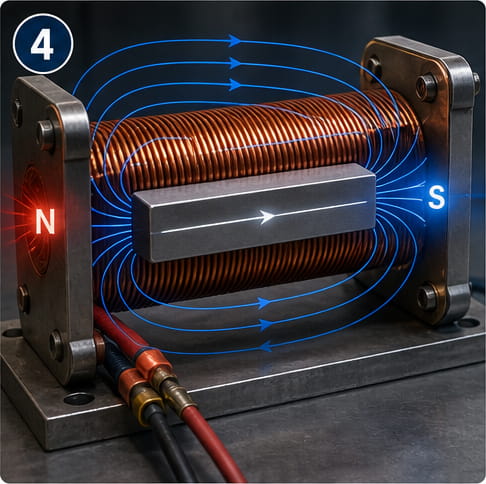 Magnetisierung von Stabmagneten