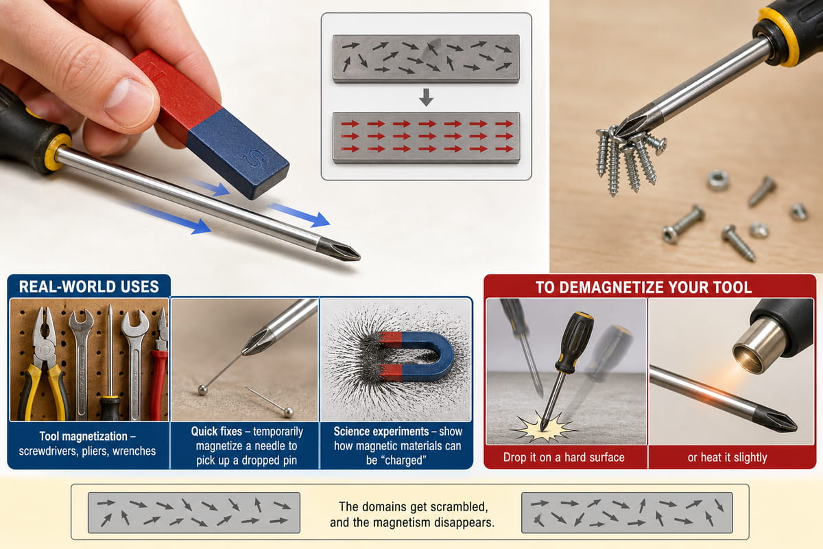 Stabmagnete zur Magnetisierung anderer Gegenstände