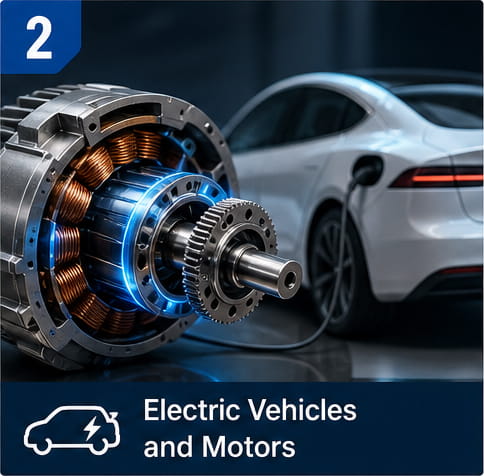 Elektrofahrzeuge und Elektromotoren