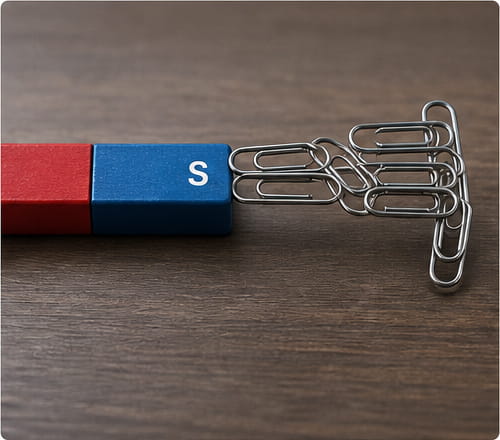 Magnetische Induktion eines Magnetfelds