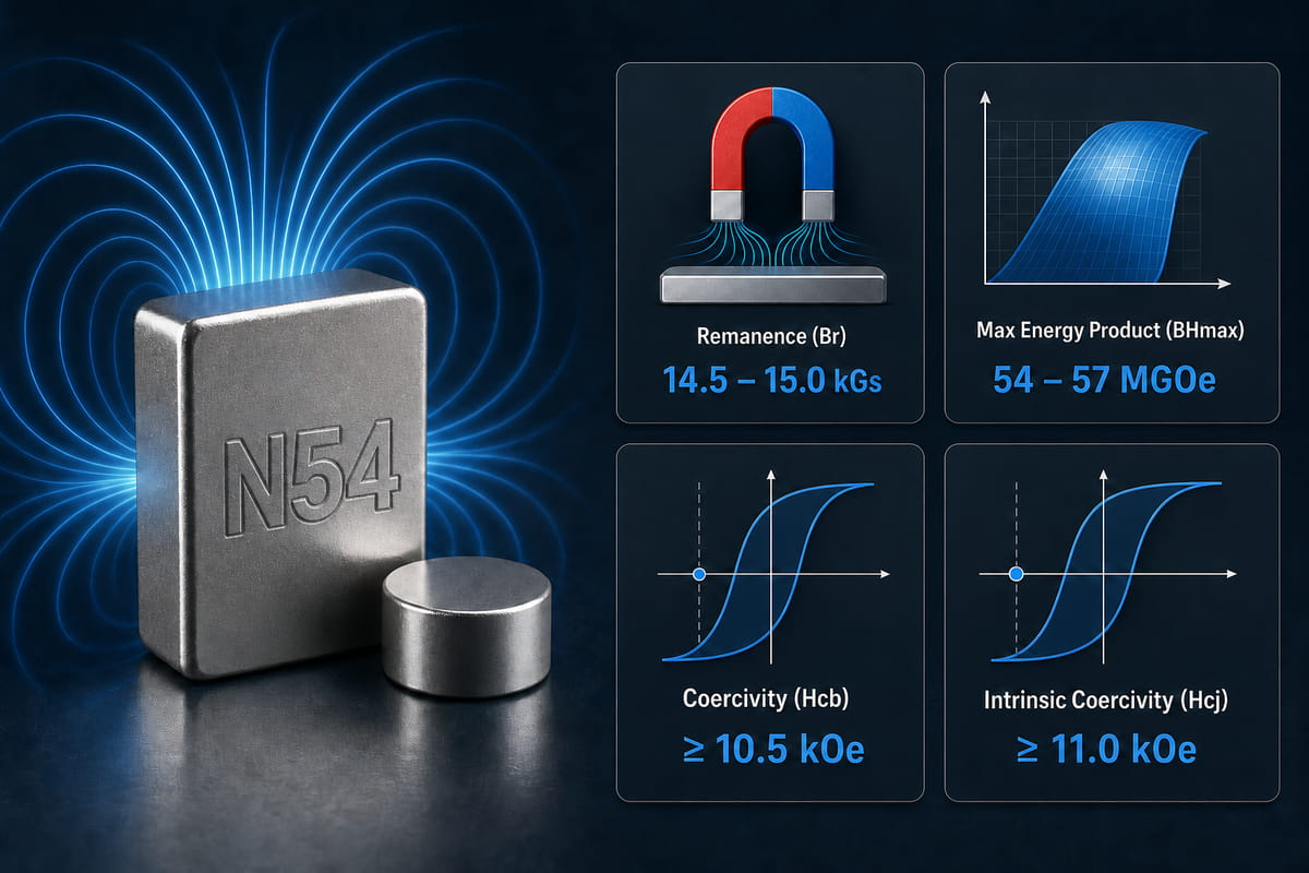 N54-Magnetparameter