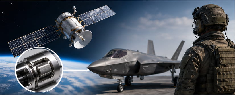 N55-Magnet für Anwendungen in der Luft- und Raumfahrt sowie im Verteidigungsbereich